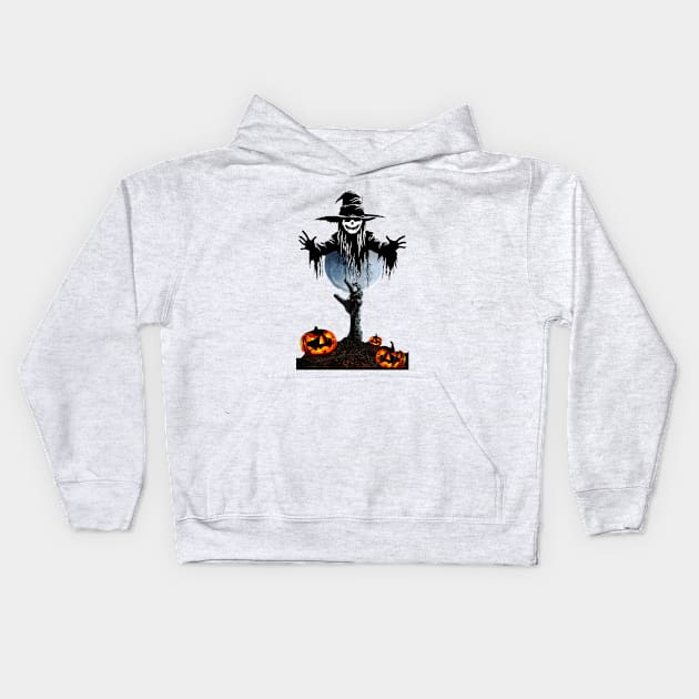 Ghosts Kids Hoodie by SKWADRA ART